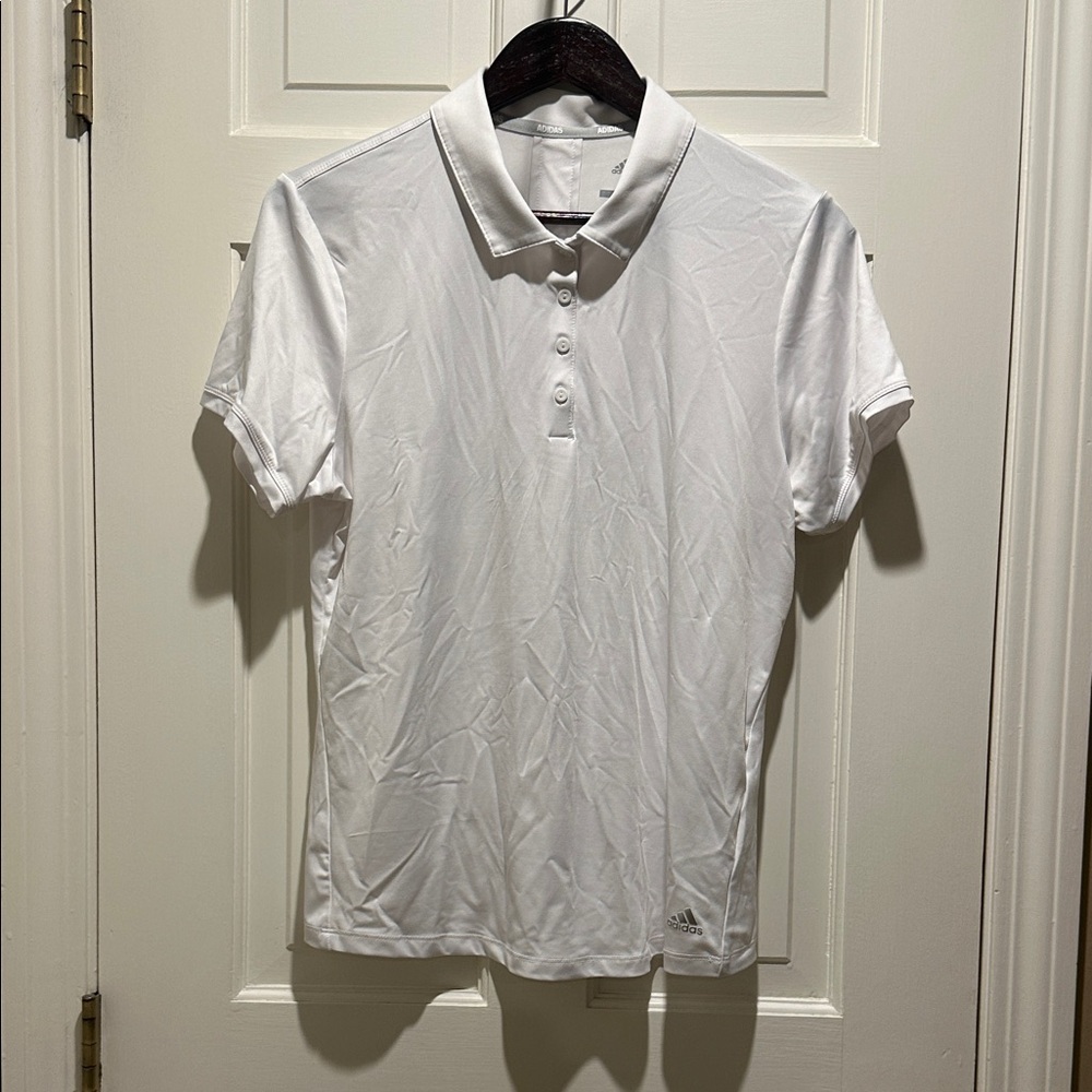 Adidas Men's White Polo Shirt
